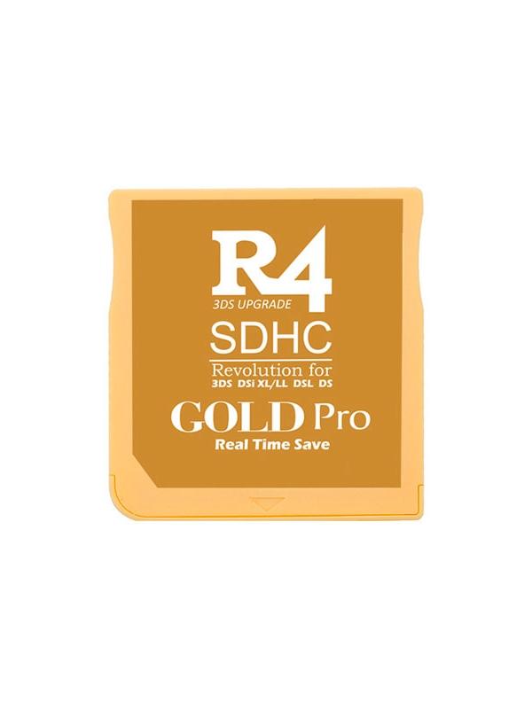 R4 SDHC Gold Pro for 2DS, New 3DS / &